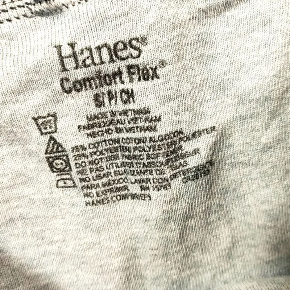 Hanes Men's Comfort Flex Gray Boxer Briefs #J